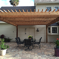 Front View of a Pergola in Jacksonville, FL