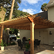 Side View of Pergola in Jacksonville, FL