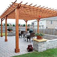 Newly Built Pergola in Jacksonville, FL