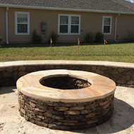 Fire Pit and a House in Jacksonville, FL